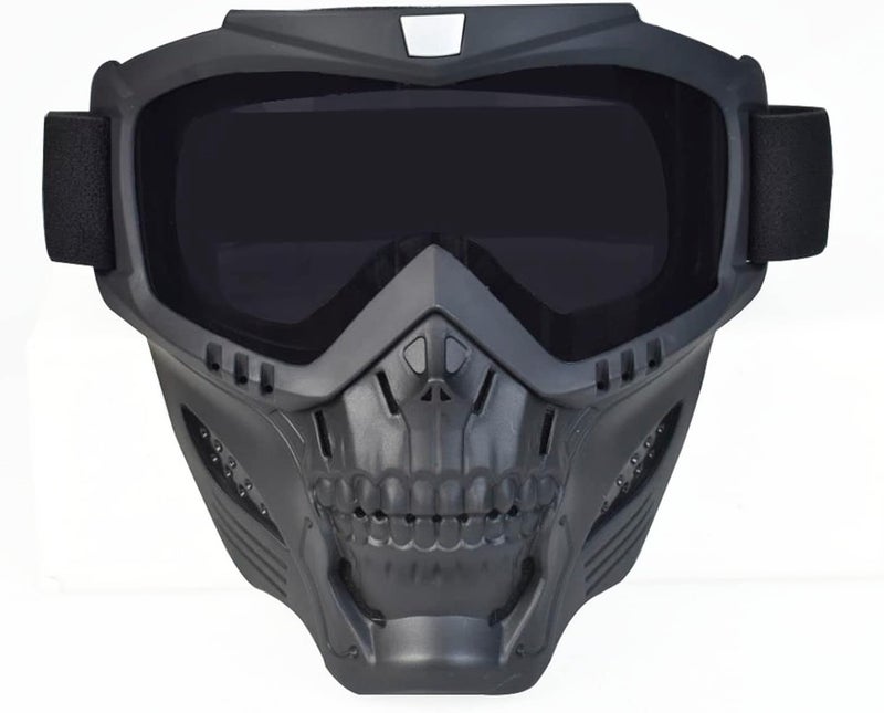 JFFCESTORE Airsoft Mask Balaclava Full Face and Detachable Anti Fog Airsoft Goggles Military Outdoor Sport CS Tactical Paintball Mask Face Eye Protection Headgear Mask - Image 3